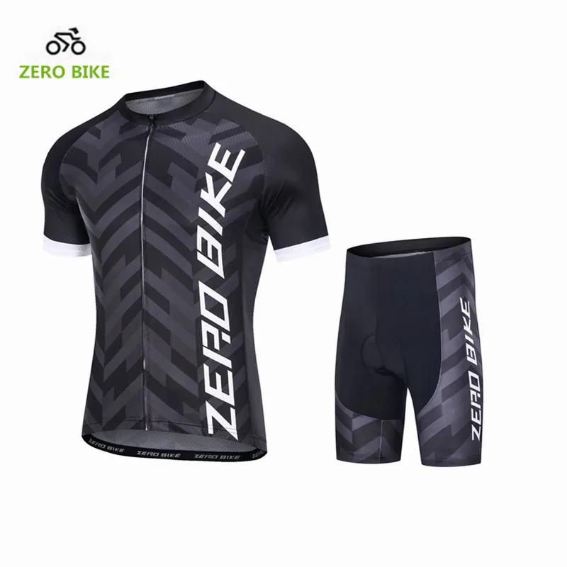 ZERO BIKE Man Ŭ Jersey Set  ª Ҹ Jersey Ciclismo 4D  Padded Ŭ Shorts M-XXL